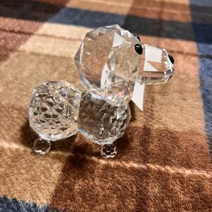 Crystal Dog Figurine